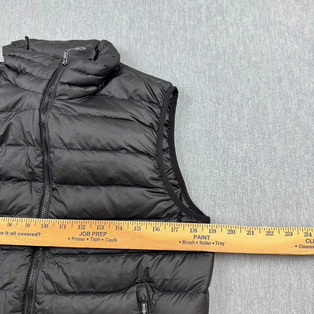 Patagonia Down Sweater Vest Men Small Black Puffer Insulated Full Zip Coat 84622